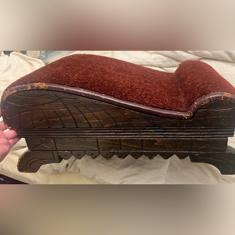 Antique Eastlake style Gout Footstool